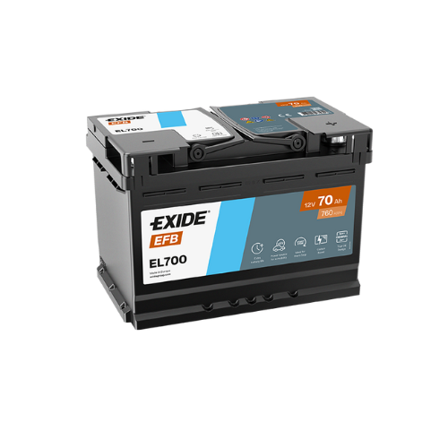 Batería Exide EL700 de 70Ah | Marver Baterías